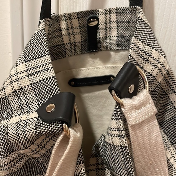 Plaid Canvas Tote | Banana Republic - Picture 3 of 3